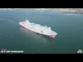 Ship Chasing ft. M/V 2GO Masagana | 2GO Travel | Aerial Video | Welcome to Cebu Maiden Voyage CCLEX