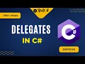Delegates in C in Hindi Func and Action Func Delegate in C Action Delegate in C