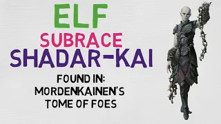 Race 10 Elf - - Shadar-kai DnD 5E Races