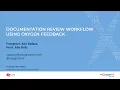Webinar Documentation Review Workflow Using Oxygen Feedback