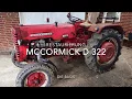 McCormick D322 wird restauriert
