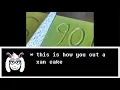 this how Ralsei cut a xan cake