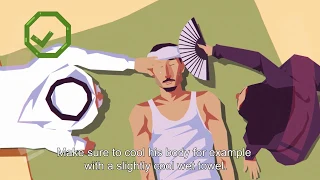 سلسلة توعوية عن الإسعافات الأولية التعامل مع حالات ضربات الشمس 