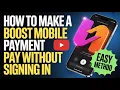 How to Make a Boost Mobile Payment - Pay Without Signing In