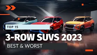 2023 Top Ranked 3-Row Mid-Size SUVs From Worst to Best