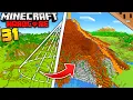 I Built an Erupting VOLCANO in Minecraft Hardcore
