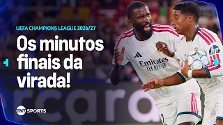 OS 10 ÚLTIMOS MINUTOS DA VIRADA ALUCINANTE DO REAL MADRID CONTRA A ROMA NA CHAMPIONS!