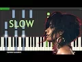 Lagu Camila Cabello - Havana Slow Piano Tutorial ft. Young Thug