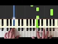 Counting Crows - Colorblind SLOW - Piano Tutorial Easy - How To Play (synthesia)