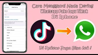 Download Cara Ganti Nada Dering Whatsapp Dengan Lagu Tiktok Di Iphone MP3