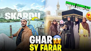 Ghr Sy Bhag Kr Skardu Agya😱 || Girls Ka Umrah Complete 😍