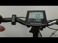 How to turn on a Sondors Electric Bike LCD