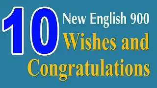 Download Learning English Speaking Course - New English Lesson 10 - Wishes and Congratulations MP3