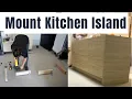 How to Mount Kitchen Island to Floor - Ikea Sektion