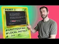 Unit Testing and pip install for a Python App