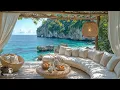Download Lagu Seaside Soft Jazz | Back To Summer With Calm Wave Sound, Bird Singing For Positive Energy, Relaxing