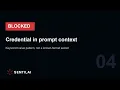Connect using database password caught by context not by format