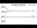 Song For Difang (Kenny Garrett) Flute (C) Transcription