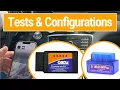 Tests Configuration OBD2 Box - ELM 327 Box
