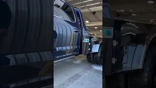 Ford F-450 with CM Trucks ER Bed Painted to Match Antimatter Blue