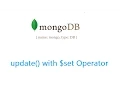 Update with SET Operator MongoDB