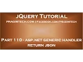 asp net generic handler return json