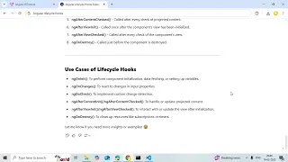 Angular 19 Tutorial Lifecycle Hooks Part1 Explained with Examples Complete Guide