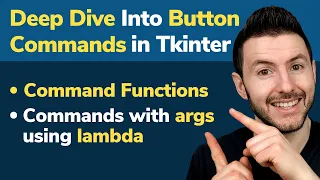 Button Command in Tkinter Button Command Function With Arguments in Tkinter Using Lambda
