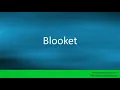 How to pronounce Blooket