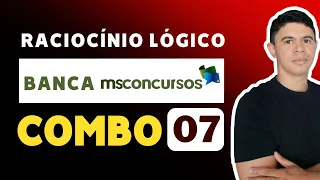 Raciocínio Lógico para Concursos: Banca MS - 74 Questões Comentadas