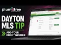 Dayton MLS - Listing Phone Number Quick Tip