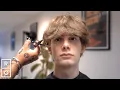 He d Only Had 1 Good Haircut in His LIFE Until THIS Textured Fringe Haircut NO CLIPPERS