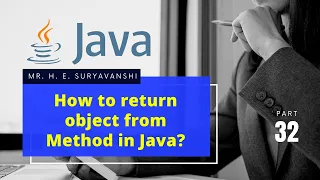 How to return object from Method in Java 32 Programming