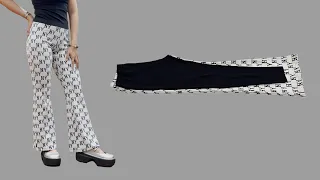 These are the pants I was missing from my wardrobe | they're so easy to cut and sew!