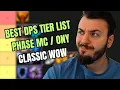 BEST DPS TIER LIST CLASSIC WOW MC ONY Phase