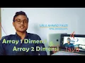 Array 1 Dimensi dan Array 2 Dimensi JAVA
