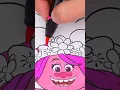 Coloring Poppy from Trolls