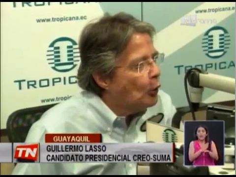 Lasso está seguro de triunfo en segunda vuelta