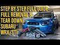 How To Remove Disassemble a Subaru Engine Full Step by Step Guide