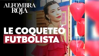Famoso futbolista le coqueteó a Pancha Merino l Alfombra Roja