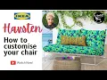How to Customize Your IKEA Outdoor Havsten Cushions DIY Slipcover Tutorial