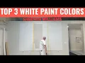 The Three Most Popular White Paints by Sherwin Williams