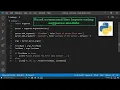 Read named command line inputs in python with argparse module