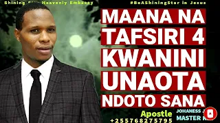 maana na tafsiri kuu 4 za ndoto na kwanini unaota sana ndoto apostle johaness john