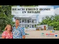 Beachfront home for sale in Belize