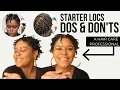 Starter Locs Dos Donts from a Loctician