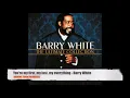 You're my first, my last, my everything - Barry White - Bass Backing Track (NO BASS)
