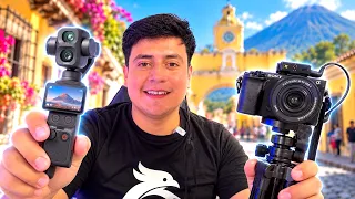 Así GRABO mis videos por GUATEMALA 🇬🇹 ¿Cuál cámara es MEJOR?
