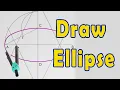 This Is The EASIEST Method To Draw An Ellipse Manually