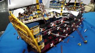 LEGO Battle of Trafalgar: Santísima vs Victory Ship Battle